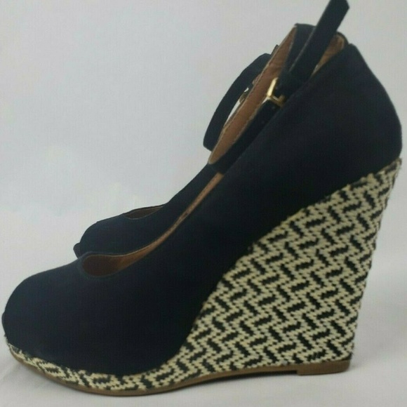 Mossimo Supply Co. Shoes - Mossimo Suede Wedge Espadrille Platform Shoes